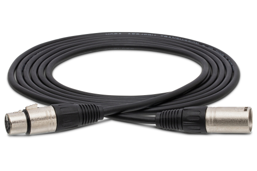 DMX512 Cable, XLR5M to XLR5F, 30 ft