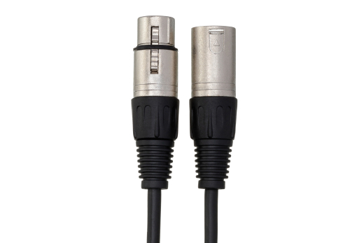 DMX512 Cable, XLR5M to XLR5F, 3 ft