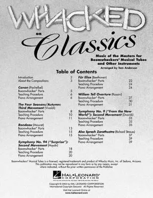 Whacked on Classics (Collection) - Anderson - Book/CD