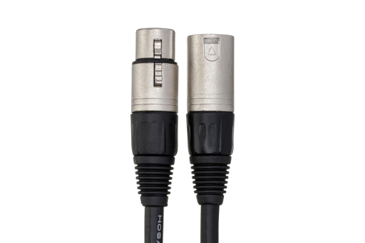 DMX512 Cable, XLR5M to XLR5F, 24 AWG X 4 OFC, 120-ohm Cable, 25 ft