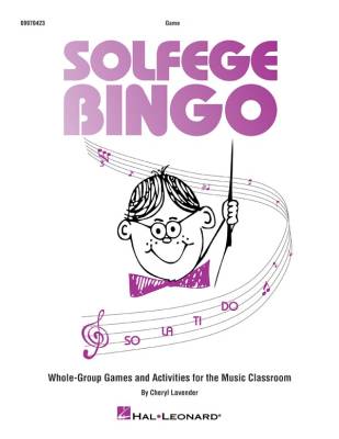Hal Leonard - Solfege Bingo: Whole-Group Games and Activities - Lavender - Book/Audio Online