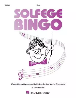 Hal Leonard - Solfege Bingo: Whole-Group Games and Activities - Lavender - Book/Audio Online