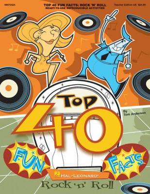 Hal Leonard - Top 40 Fun Facts: Rock and Roll (Classroom Resource)
