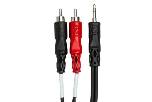Stereo Breakout, 3.5 mm TRS to Dual RCA, 15 ft