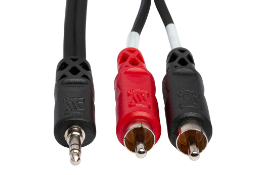 Stereo Breakout, 3.5 mm TRS to Dual RCA, 15 ft