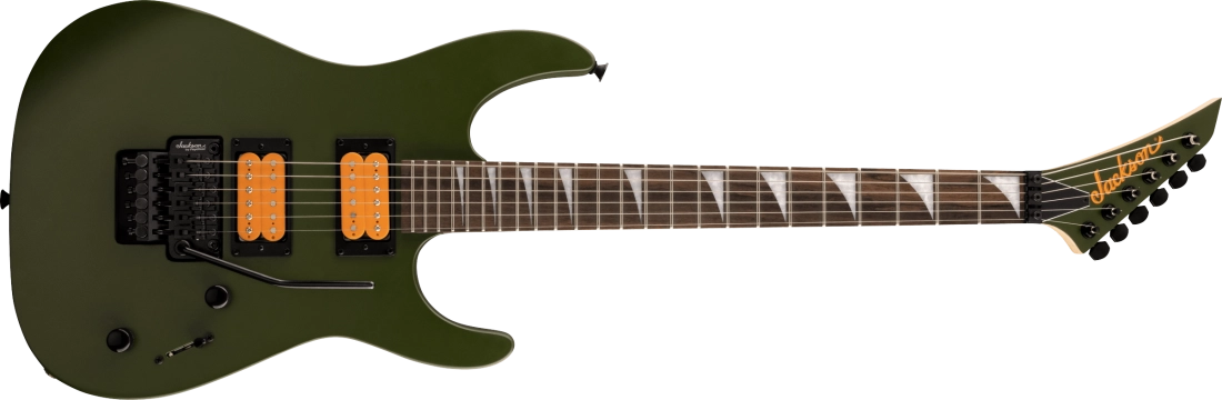 FSR X Series Dinky DK2XR HH, Laurel Fingerboard - Matte Army Drab