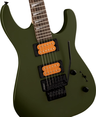 FSR X Series Dinky DK2XR HH, Laurel Fingerboard - Matte Army Drab