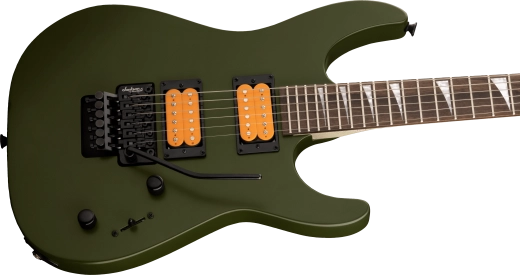 FSR X Series Dinky DK2XR HH, Laurel Fingerboard - Matte Army Drab