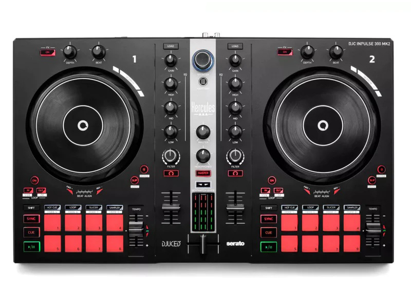 Hercules DJControl Inpulse 300 MK2 USB DJ Controller W/DJUCED DJ