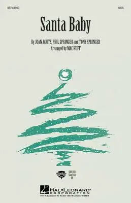 Hal Leonard - Santa Baby - Javits /Springer /Springer /Huff - SSA