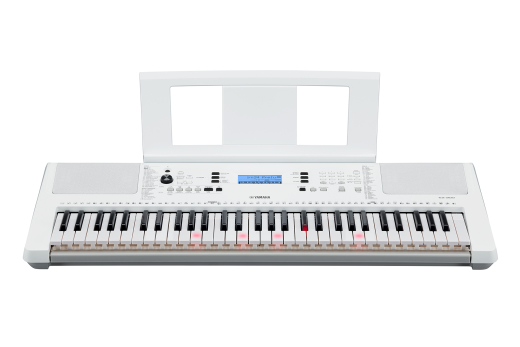 EZ-300 61-Key Portable Keyboard with Lighted Keys - White