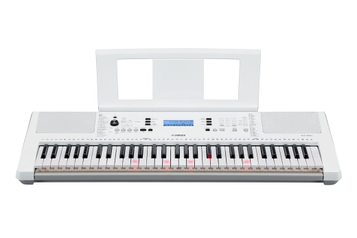 EZ-300 61-Key Portable Keyboard with Lighted Keys - White