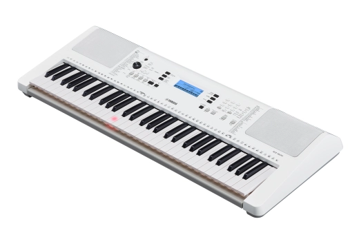 EZ-300 61-Key Portable Keyboard with Lighted Keys - White