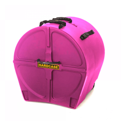 Hardcase - 22 Bass Drum Case with Wheels - Pink