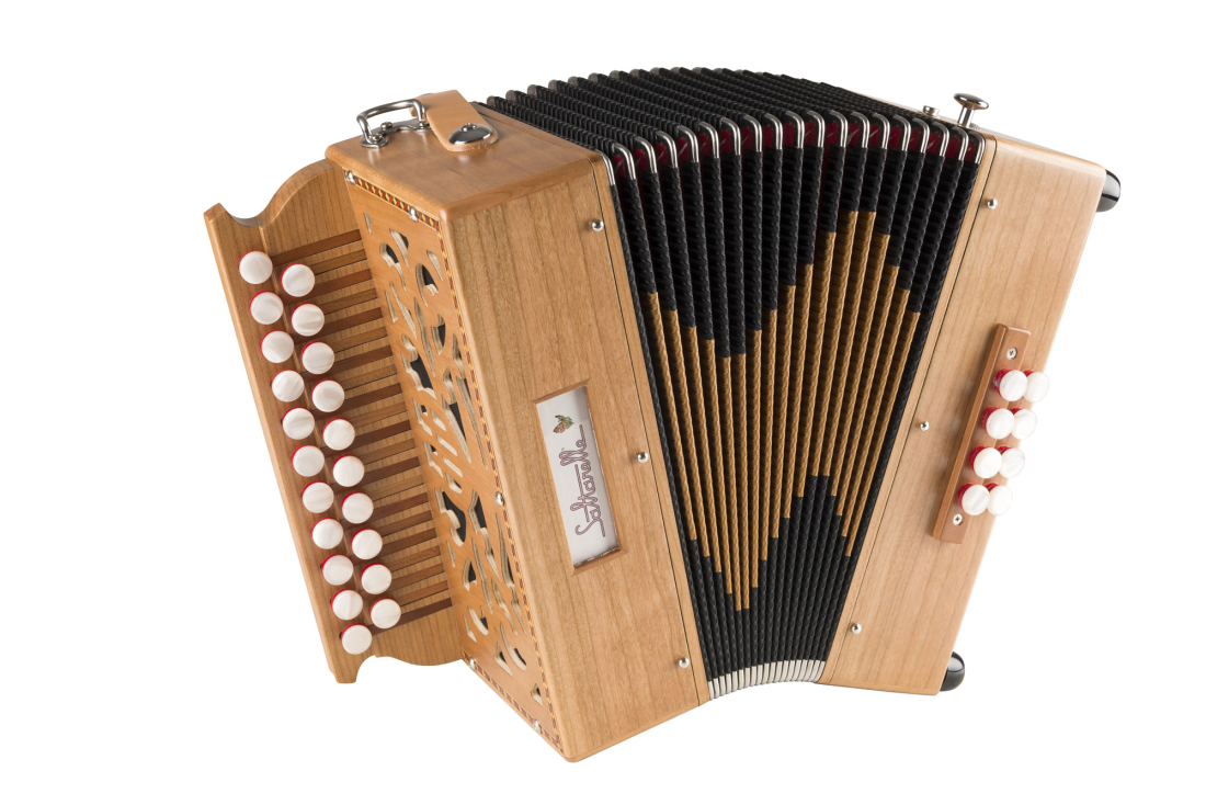 Le Bouebe Diatonic Accordion with Case