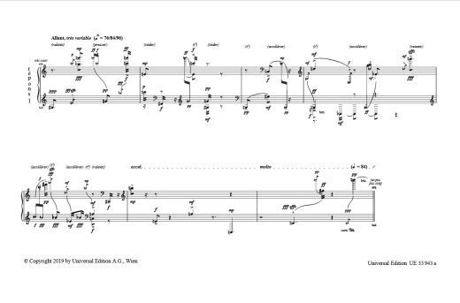 Troisieme Sonate: Formant 1: Antiphonie - Boulez - Piano - Score/Parts