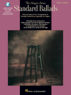 Hal Leonard - Standard Ballads: Womens Edition - Vocal/Piano - Book/Audio Online