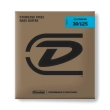 Dunlop - Stainless Steel Flatwound Long Scale Bass Strings - 30-125 - 6-String
