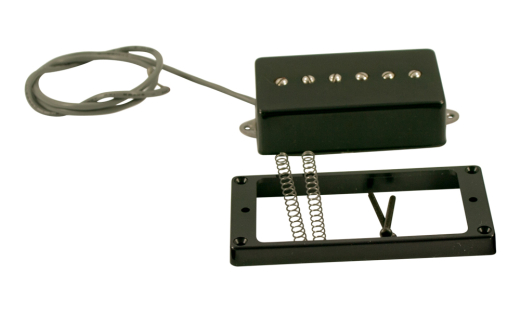 WD Music - Kent Armstrong Handwound Convertible Tapped P-90 Pickup in Humbucker Case - Black