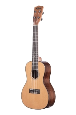 Gloss Solid Cedar Top Acacia Concert Ukulele