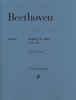 G. Henle Verlag - Septet in E-flat Major, Op. 20 Beethoven, Voss Clarinette, basson, cor, violon, alto, violoncelle, contrebasse Ensemble complet de partitions