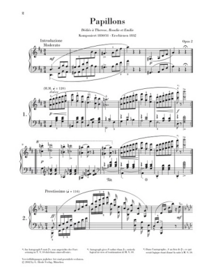 Papillons Op. 2 - Schumann/Herttrich - Piano - Book