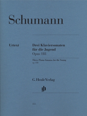 G. Henle Verlag - 3 Piano Sonatas for the Young, Op. 118 - Schumann/Herttrich - Piano - Book