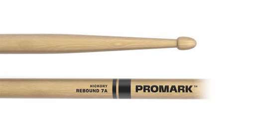 Promark - Rebound 7A Hickory Drumsticks, Acorn Wood Tip