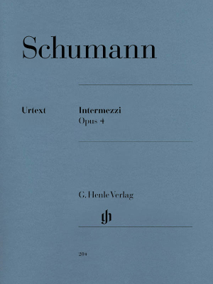 G. Henle Verlag - Intermezzi Op. 4 - Schumann/Herttrich - Piano - Book