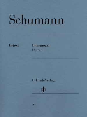 G. Henle Verlag - Intermezzi Op. 4 - Schumann/Herttrich - Piano - Book