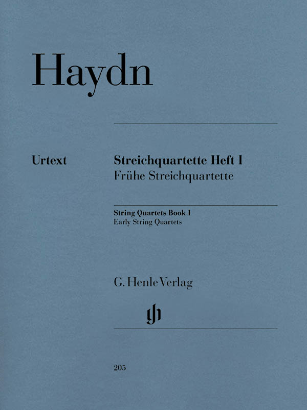 String Quartets, Volume I (Early String Quartets) - Haydn/Greiner/Feder - String Quartets - Parts Set
