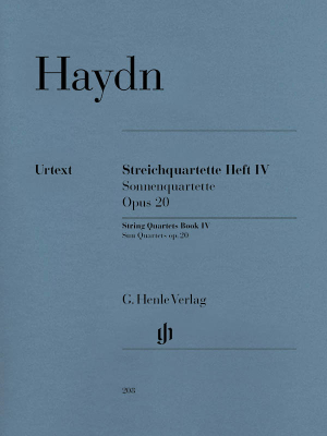 G. Henle Verlag - String Quartets, Vol. IV, Op. 20 (Sun Quartets) - Haydn/Feder - String Quartets - Parts Set