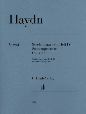 G. Henle Verlag - String Quartets, Volume IV Op. 20 (Sun Quartets) - Haydn/Gerlach/Feder - String Quartets - Parts Set