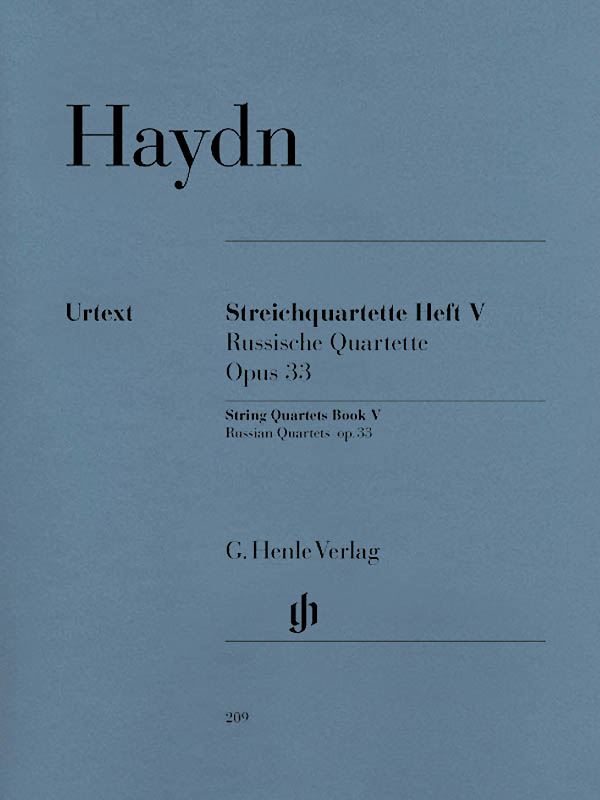 String Quartets, Vol. V, Op. 33 (Russian Quartets) - Haydn/Feder - String Quartets - Parts Set