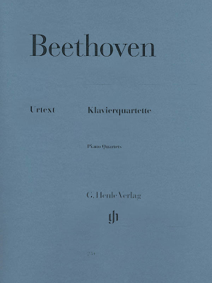 G. Henle Verlag - Piano Quartets Beethoven, Kross Violon, alto, violoncelle et piano Partition de chef et partitions individuelles