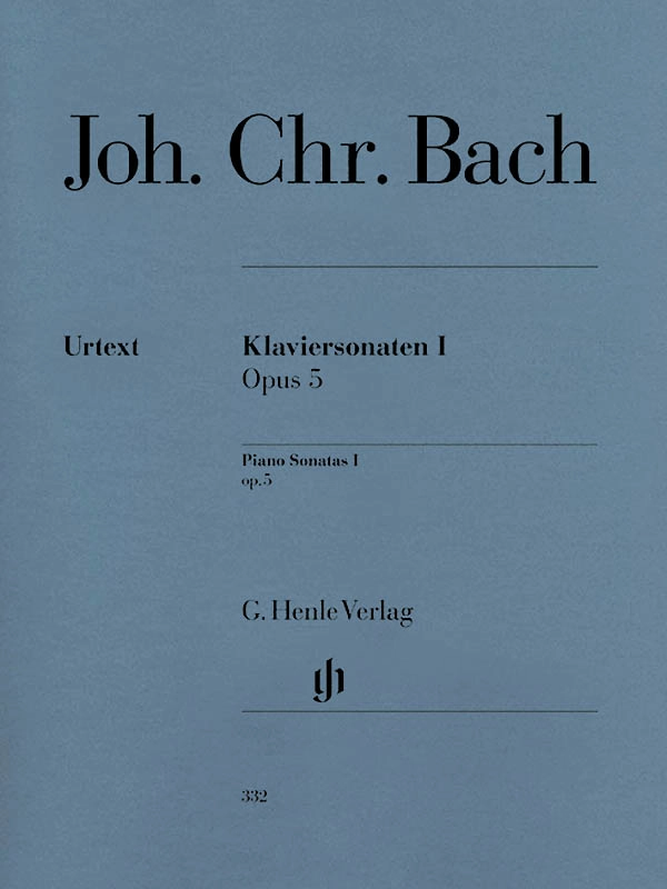 Piano Sonatas, Volume I op. 5 - J.C. Bach /Heinemann /Theopold - Piano - Book