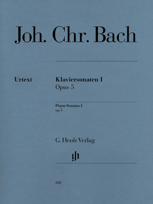 G. Henle Verlag - Piano Sonatas, Volume I op. 5 - J.C. Bach /Heinemann /Theopold - Piano - Book