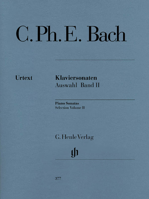 Selected Piano Sonatas, Volume II - C.P.E. Bach/Berg - Piano - Book