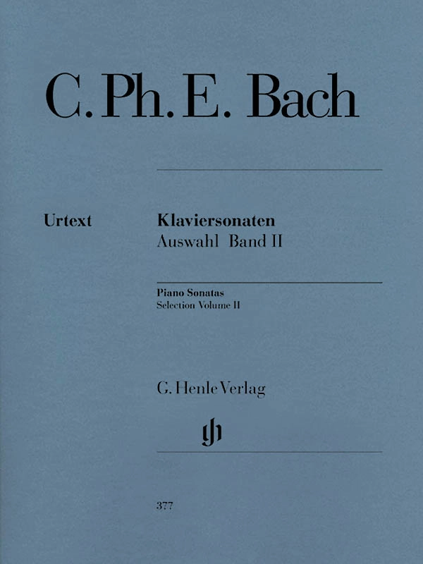 Selected Piano Sonatas, Volume II - C.P.E. Bach/Berg - Piano - Book