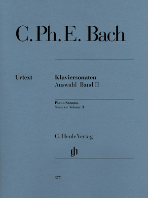 G. Henle Verlag - Selected Piano Sonatas, Volume II - C.P.E. Bach/Berg - Piano - Book