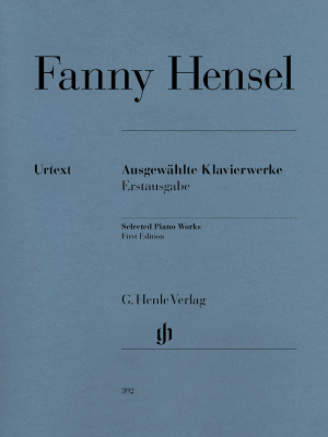 G. Henle Verlag - Selected Piano Works - Hensel/Kistner-Hensel - Piano - Book