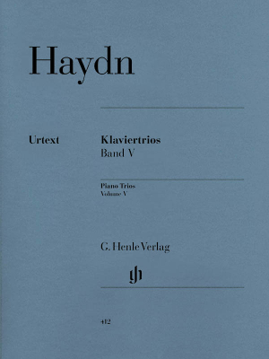 G. Henle Verlag - Piano Trios, Volume V - Haydn/Becker-Glauch - Violin/Cello/Piano - Score/Parts