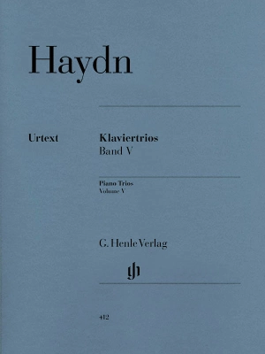 G. Henle Verlag - Piano Trios, Volume V - Haydn/Becker-Glauch - Violin/Cello/Piano - Score/Parts