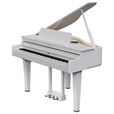 Roland - GP-6 Digital Baby Grand Piano - Polished White