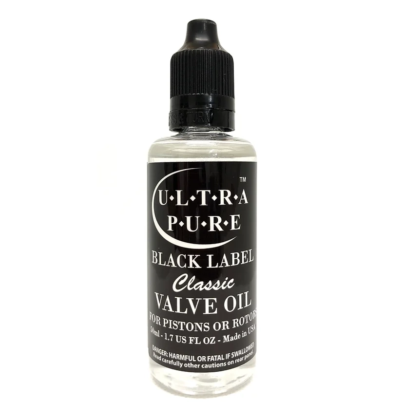 Ultra-Pure Black Label Classic Valve Oil - 50mL
