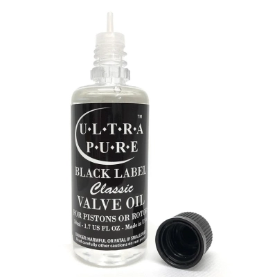 Ultra-Pure Black Label Classic Valve Oil - 50mL