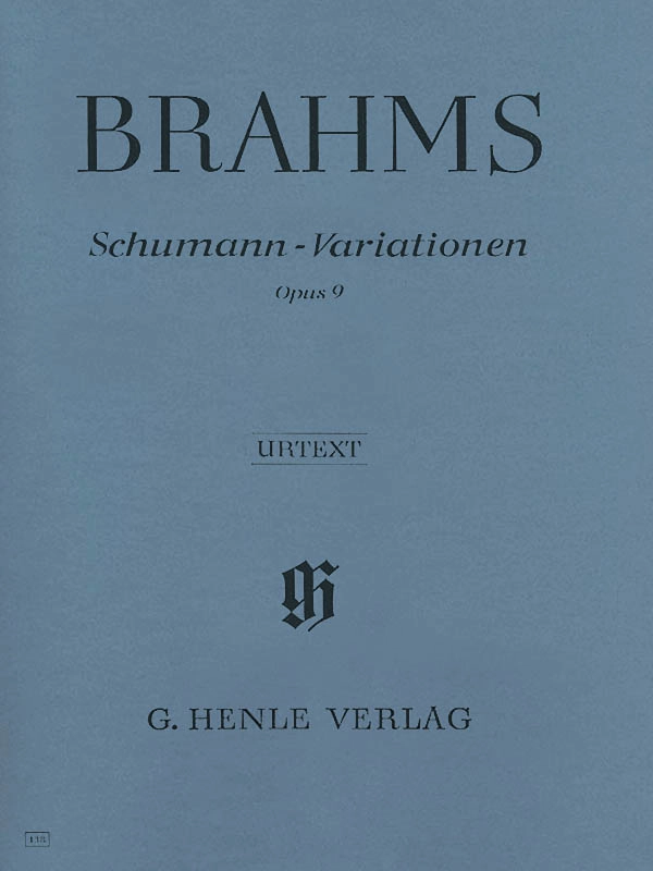 Schumann-Variations Op. 9 - Brahms/McCorkle - Piano - Book