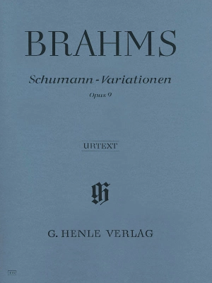 G. Henle Verlag - Schumann-Variations Op. 9 - Brahms/McCorkle - Piano - Book