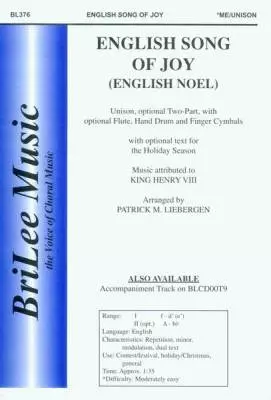 BriLee Music Publishing - English Song Of Joy (English Noel)