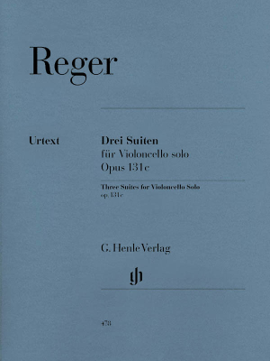 G. Henle Verlag - Three Suites op. 131c - Reger/Seiffert - Cello - Book